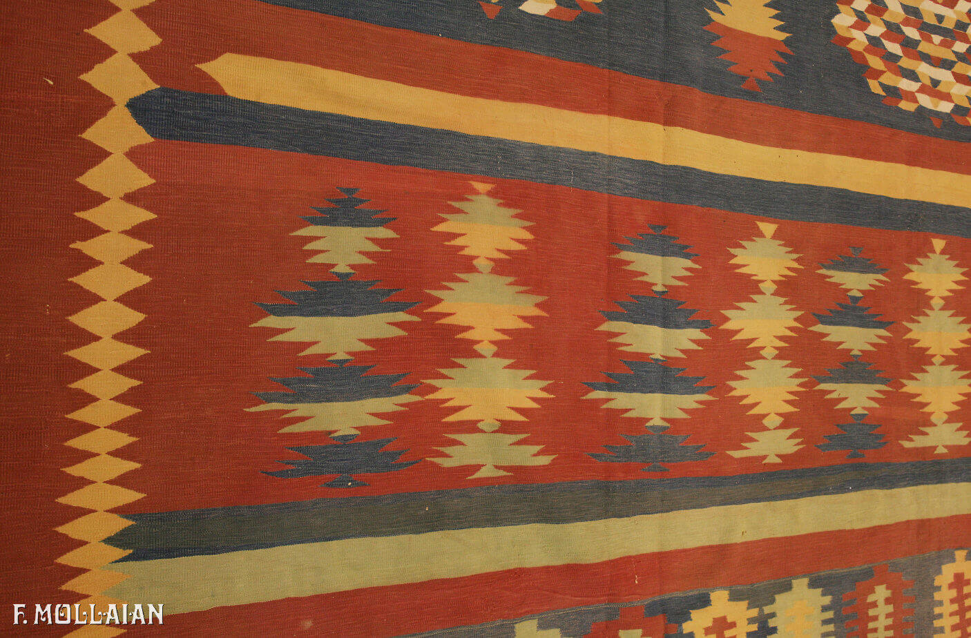 Antique Indian Dhurrie Kilim n°:47106978